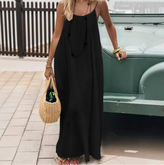 Vestido Holgado con Tirantes Finos Abelor