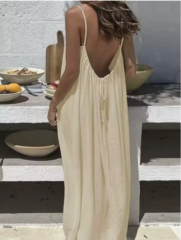 Vestido Holgado con Tirantes Finos Abelor