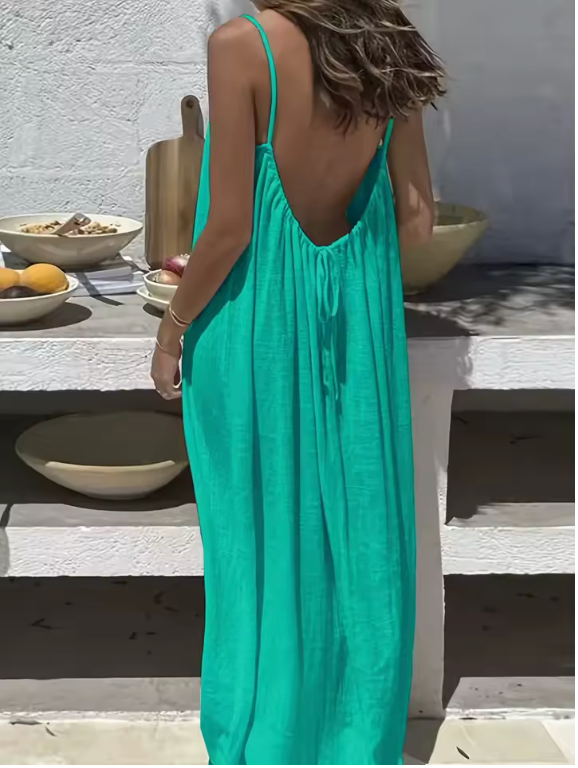 Vestido Holgado con Tirantes Finos Abelor