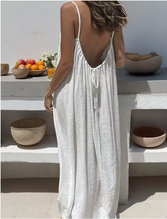 Vestido Holgado con Tirantes Finos Abelor