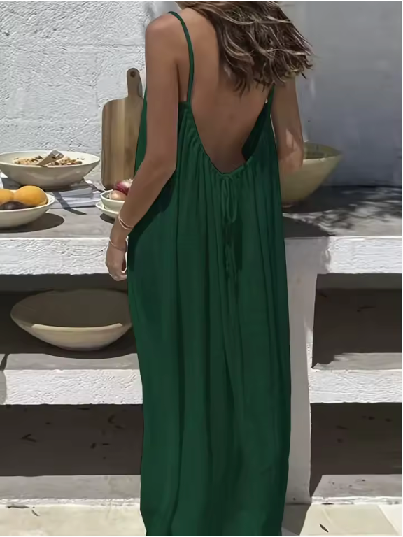 Vestido Holgado con Tirantes Finos Abelor