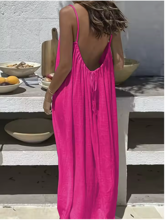 Vestido Holgado con Tirantes Finos Abelor