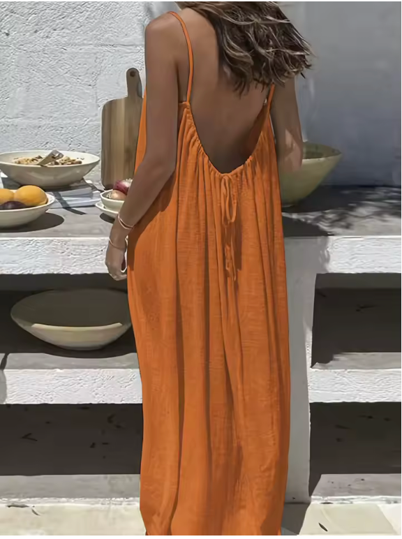 Vestido Holgado con Tirantes Finos Abelor