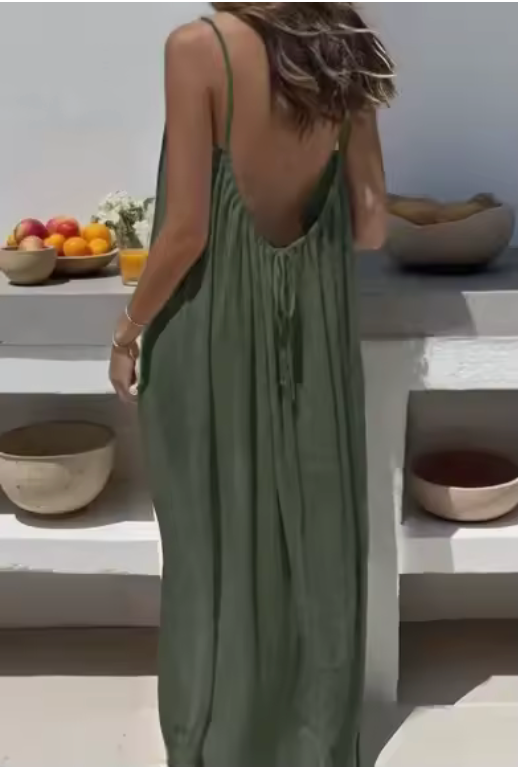 Vestido Holgado con Tirantes Finos Abelor