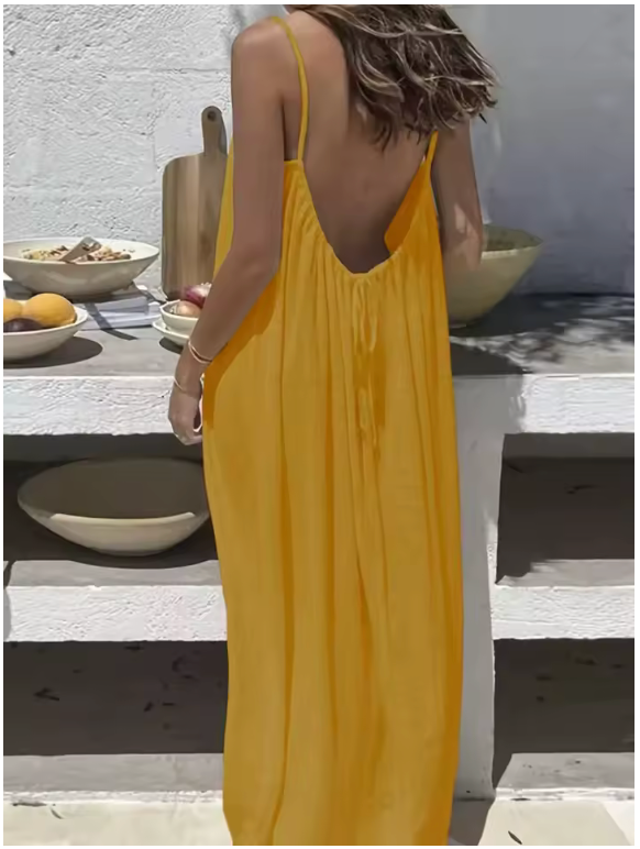 Vestido Holgado con Tirantes Finos Abelor